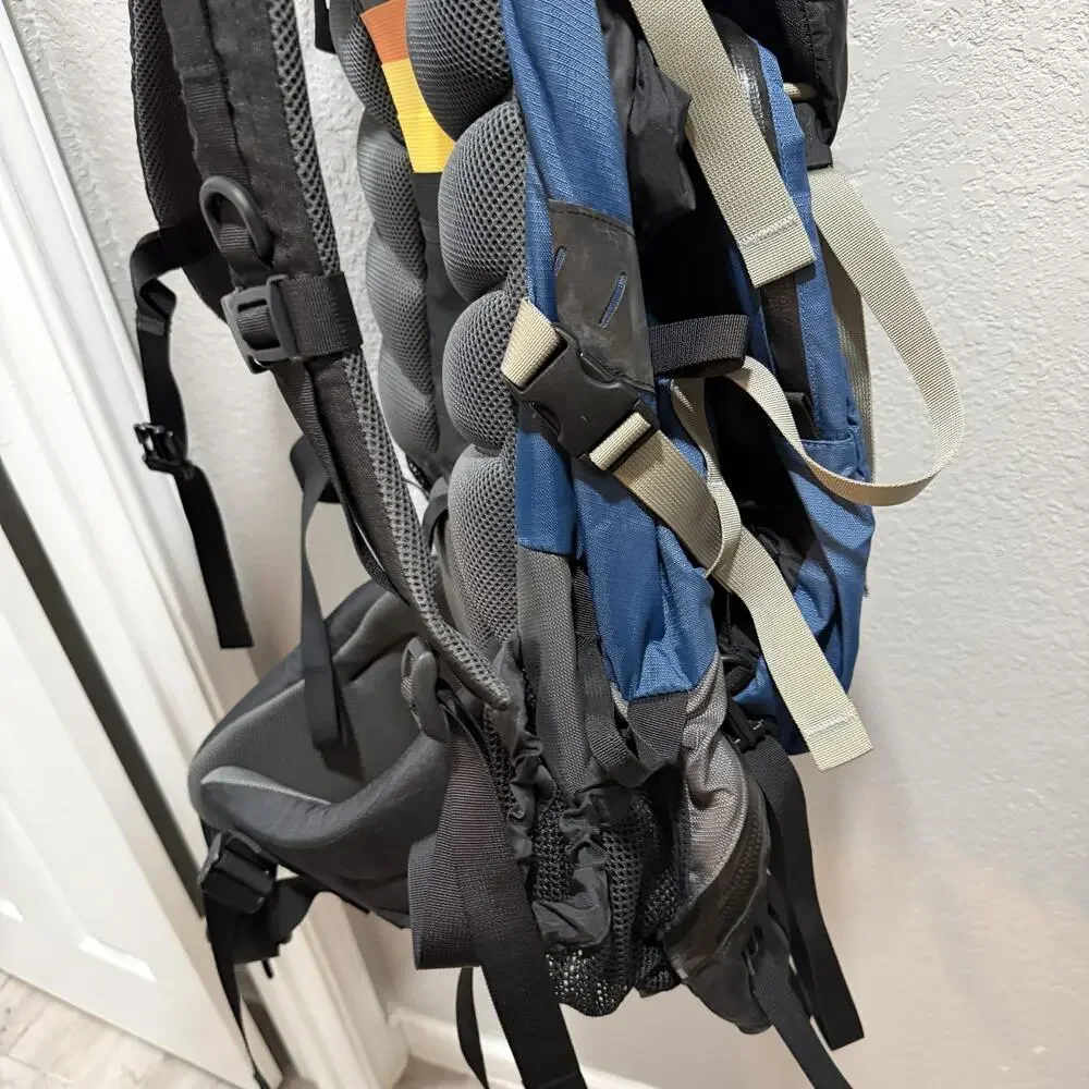 Galyan's Mountain Guide 90 Backpack Blue One Size Hiking Pack Trail Camping